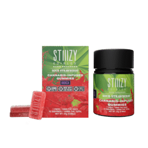 Home Stiiizy SOUR STRAWBERRY STIIIZY EDIBLES 100MG GUMMIES 300x300
